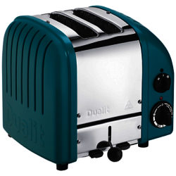 Dualit Made to Order Classic 2-Slice Toaster Stainless Steel/Water Blue Matt